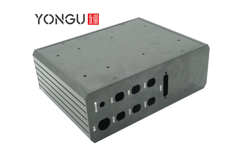 机器视觉工控铝合金机箱定制 工业工控控制器铝外壳解决方案