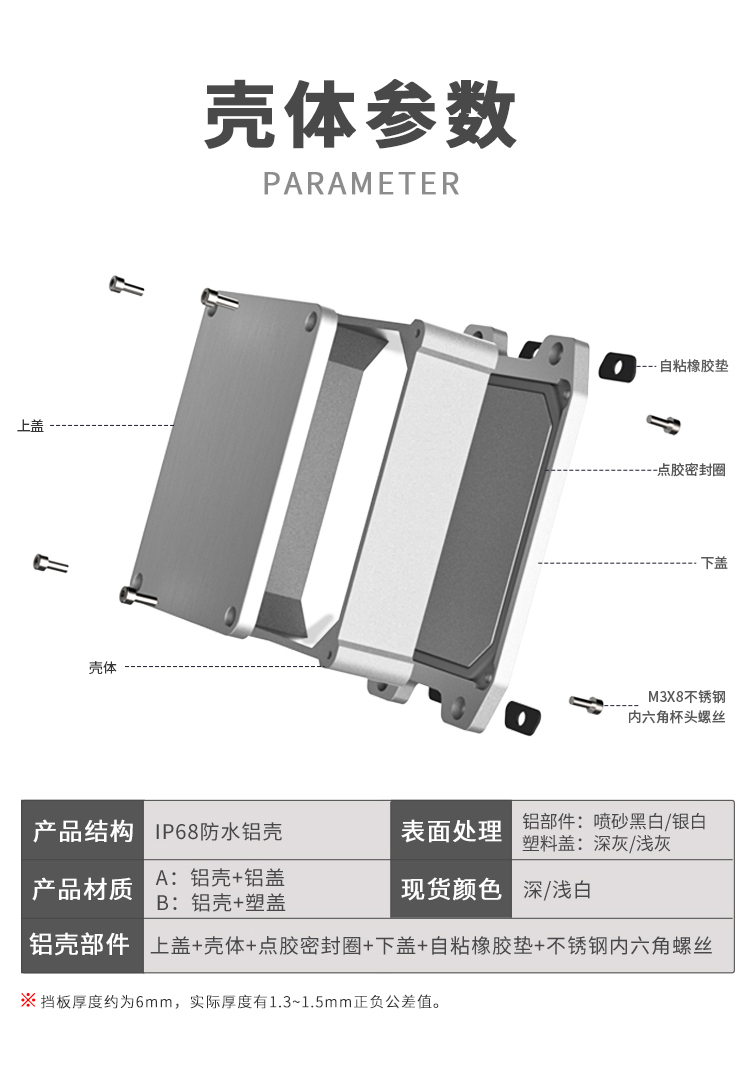 控制器防水铝外壳