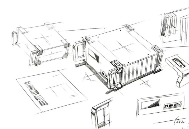 <a href= target='_blank'>铝合金机箱</a>工业设计草稿