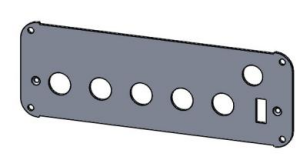 铝型材外壳挡板