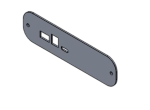 铝合金外壳挡板