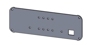 铝合金外壳挡板