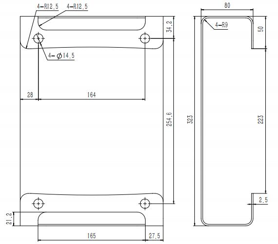 钣金折弯外壳结构