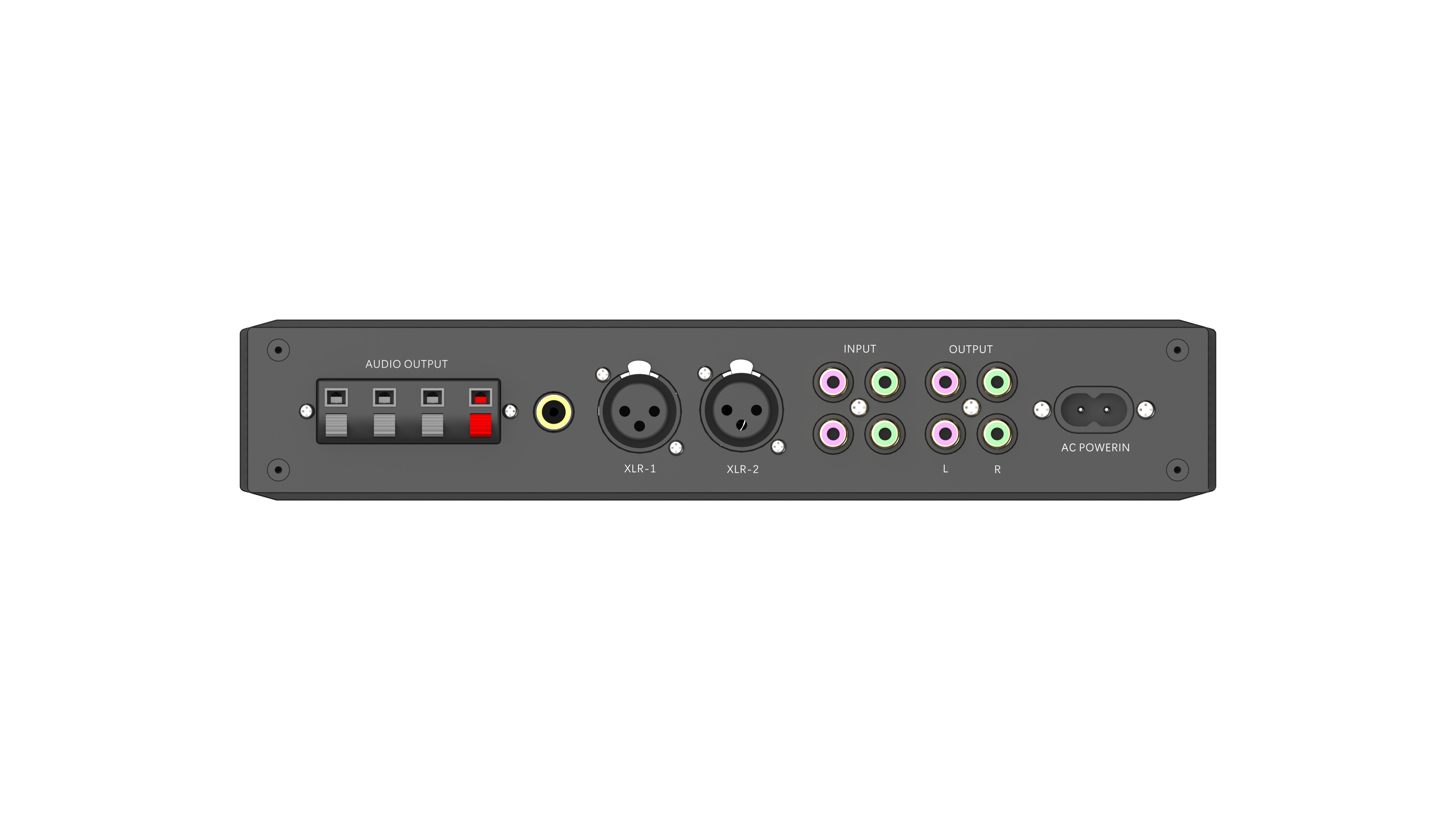 D类数据HIFI功放外壳的背板