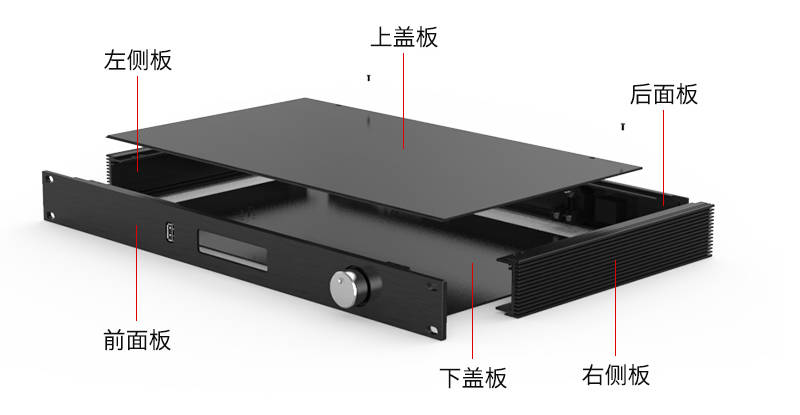 19寸1U<a href= target='_blank'>铝合金机箱</a>